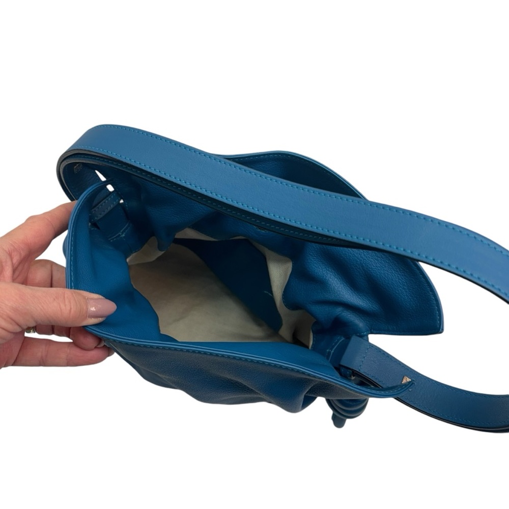 SOLD!! Loewe Blue Medium Flamenco Shoulder/Crossbody Bag - Picture 15 of 16